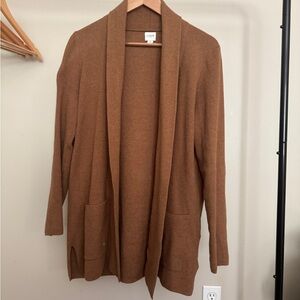 J. Crew Women's Brown Open Cardigan